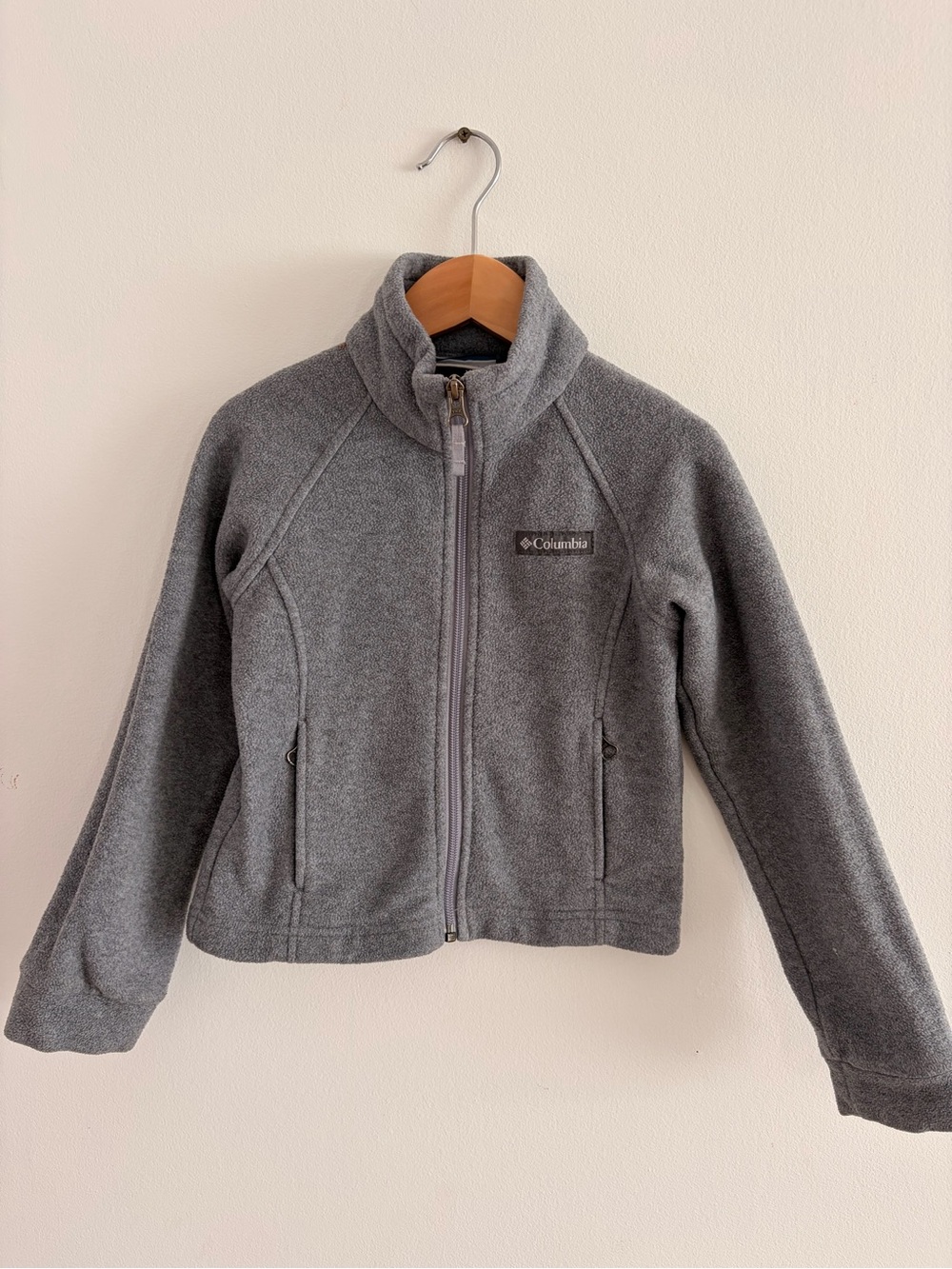 Columbia Kids' Gray Zip Fleece Jacket
